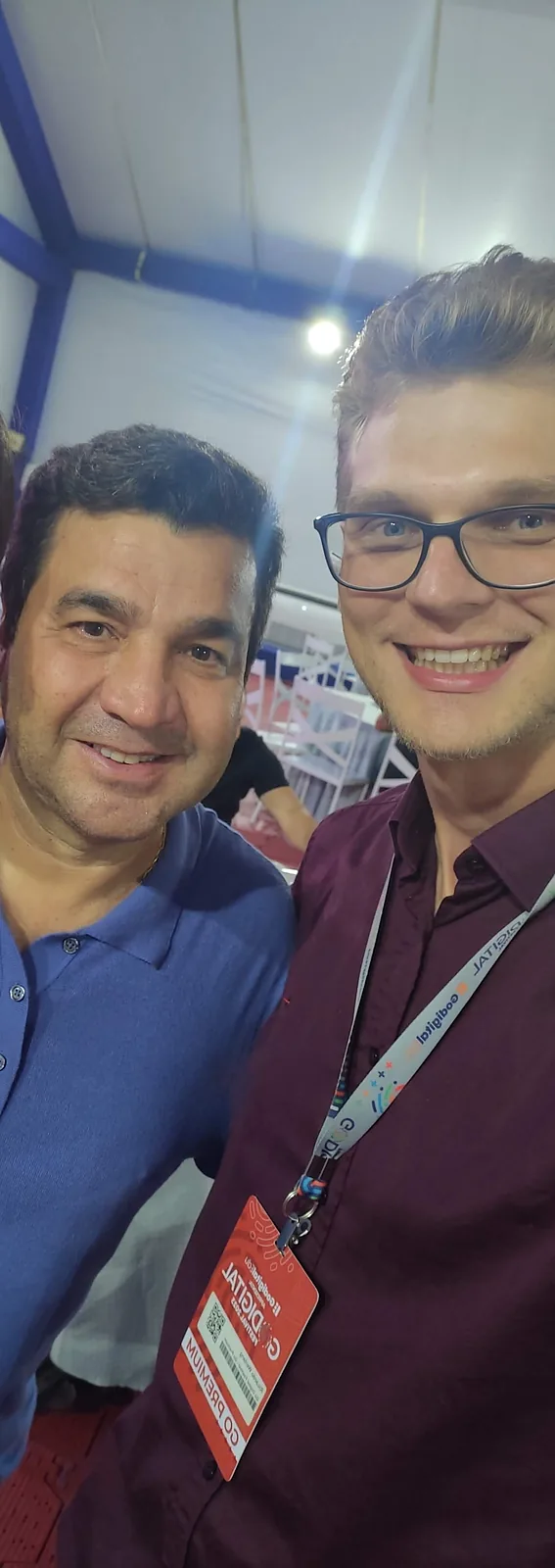 Ricardo Werlang com João Kepler.