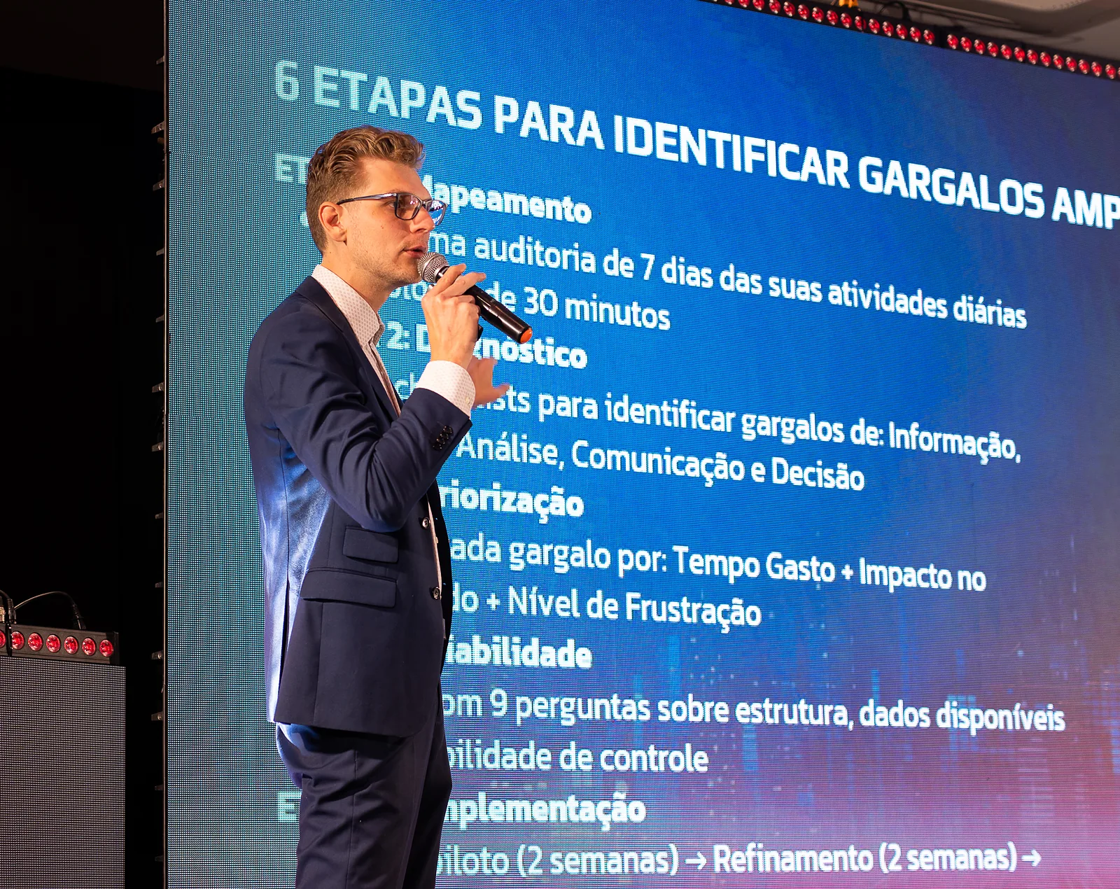 Ricardo Werlang apresenta as 6 etapas para identificar gargalos, Expert Experience, Chapecó, 2025.