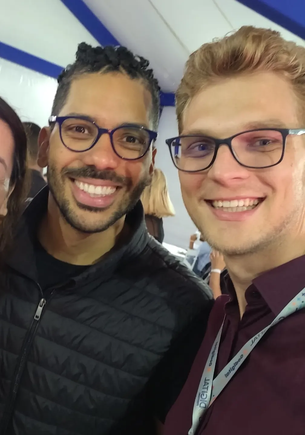 Ricardo Werlang com Joel Jota.
